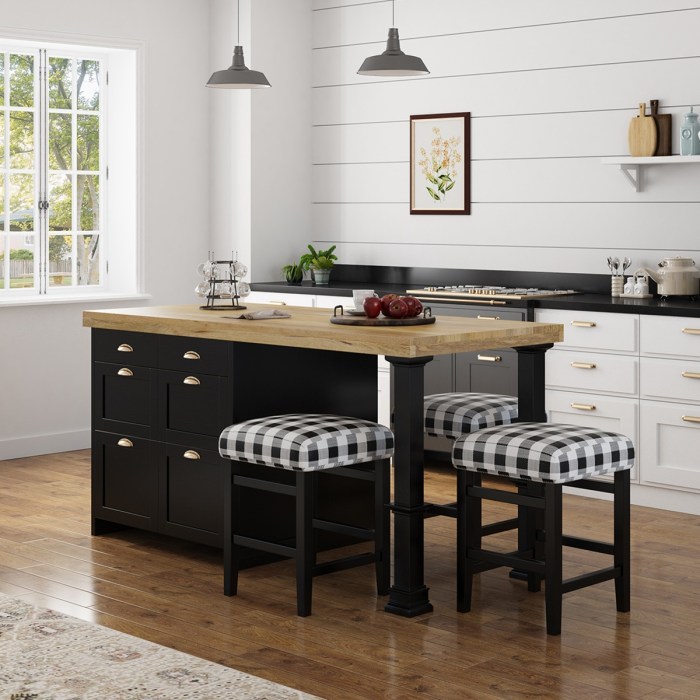 Kitchen island designs with seating and storage