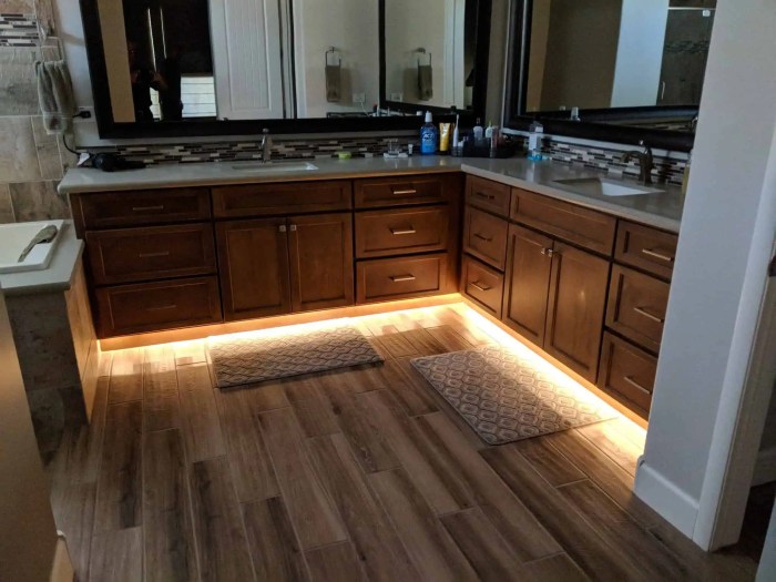 Kitchen lighting options for under cabinet spaces
